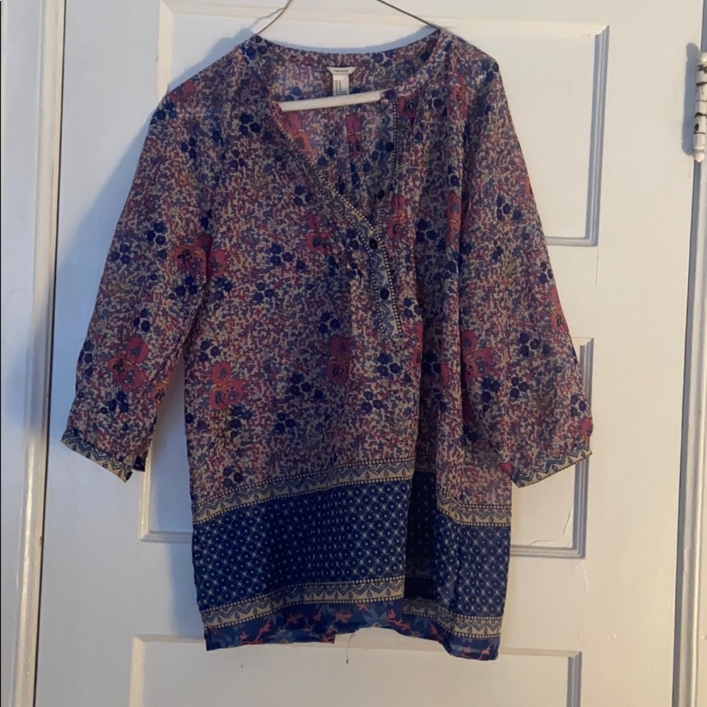 Floral tunic